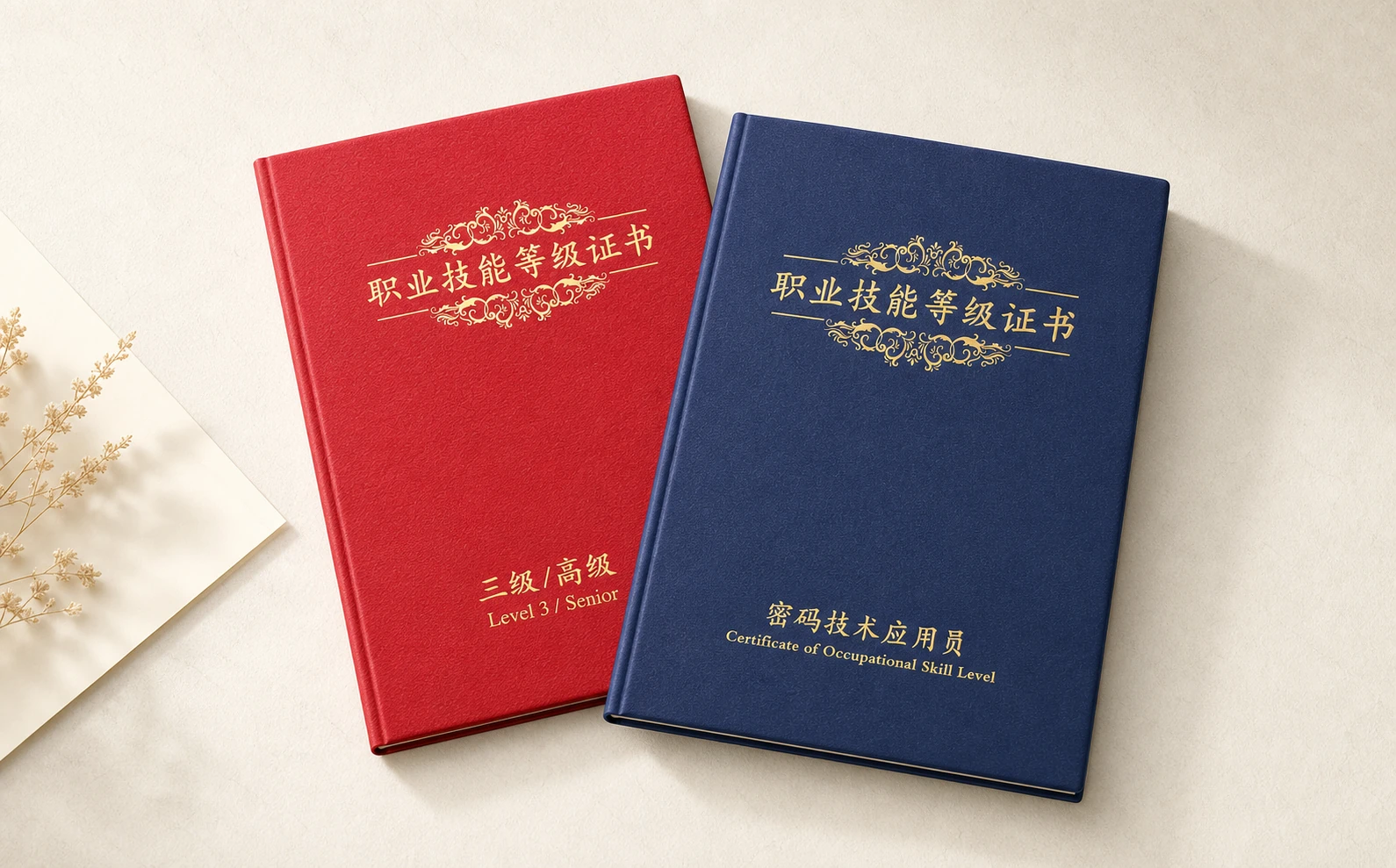 职业技能证书相关材料