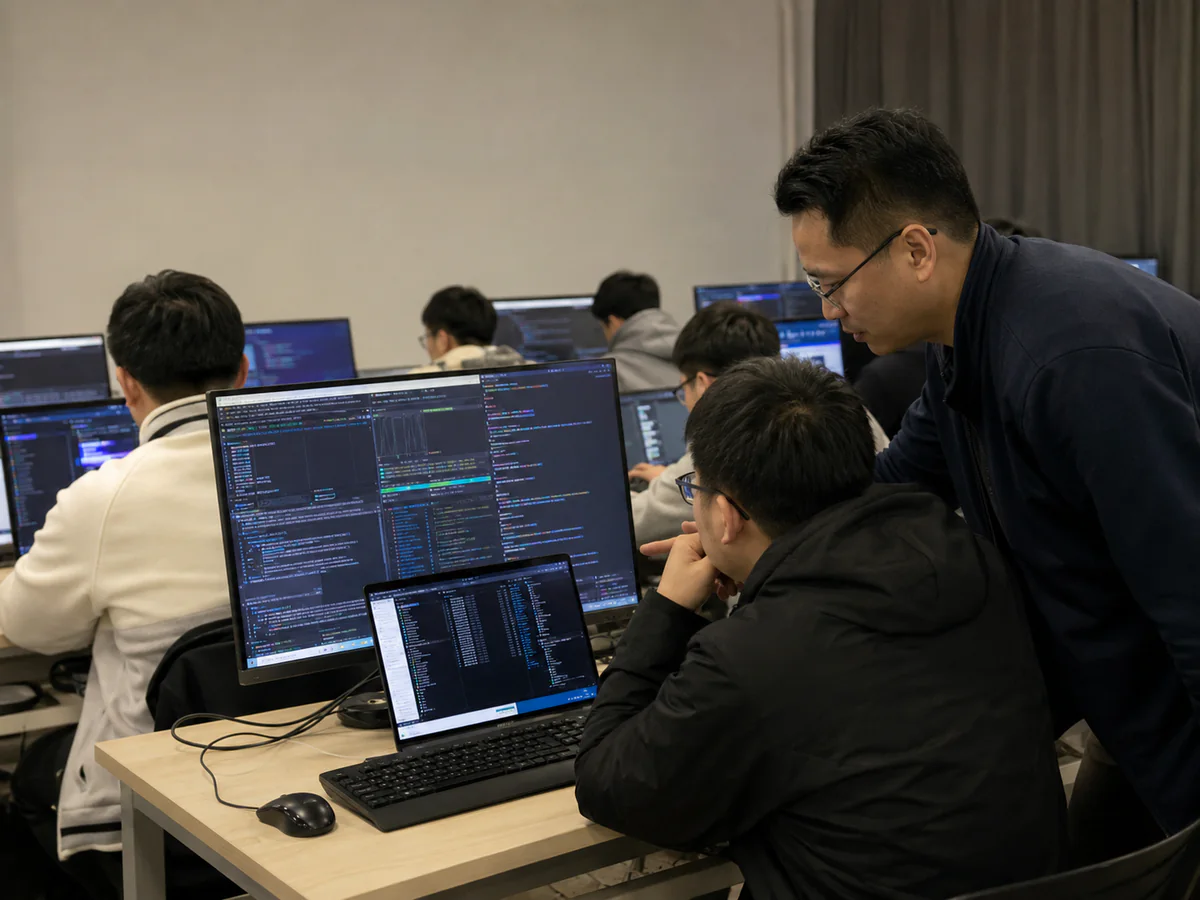 网络安全实操训练现场