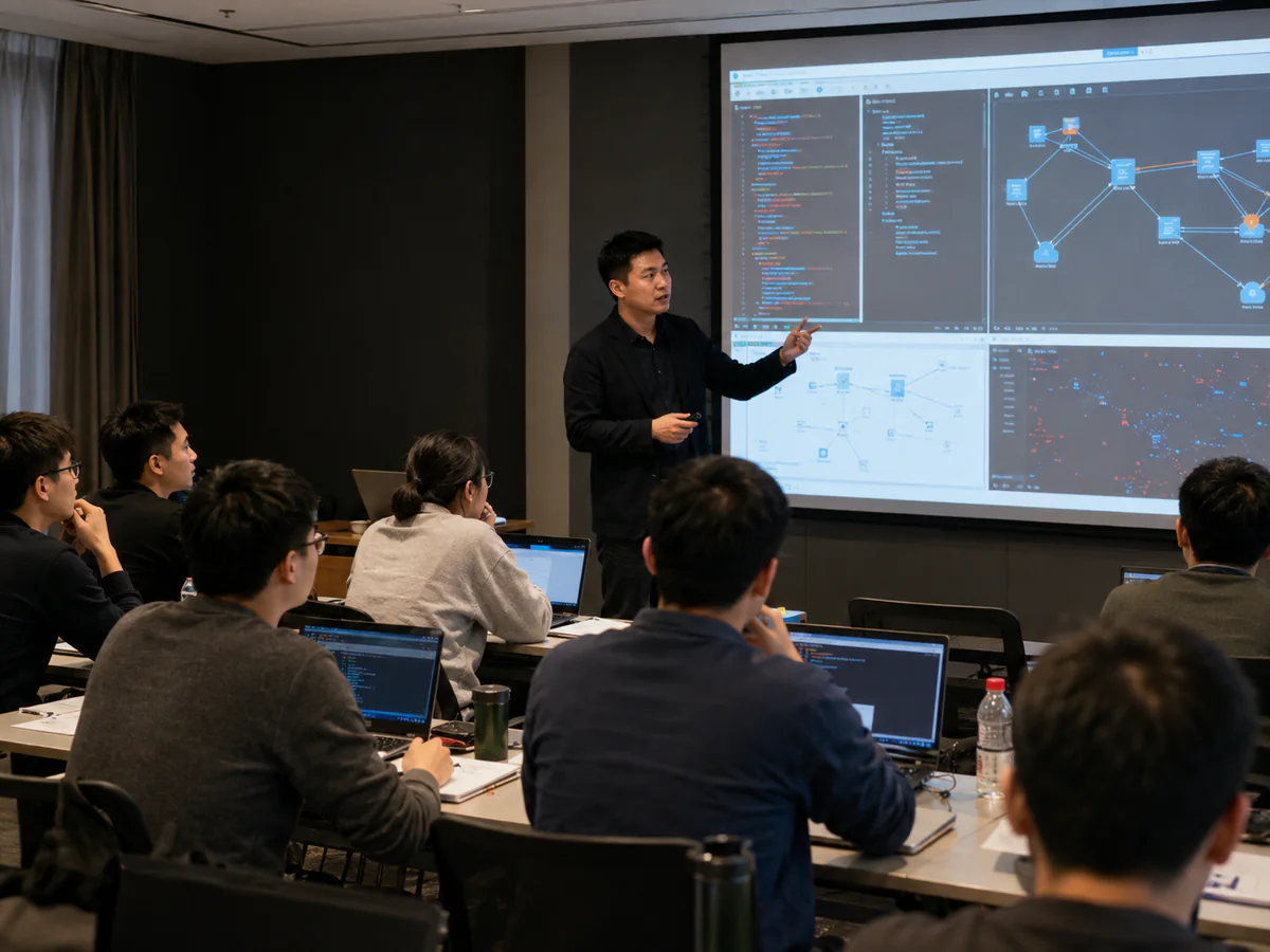 网络安全实训课堂现场